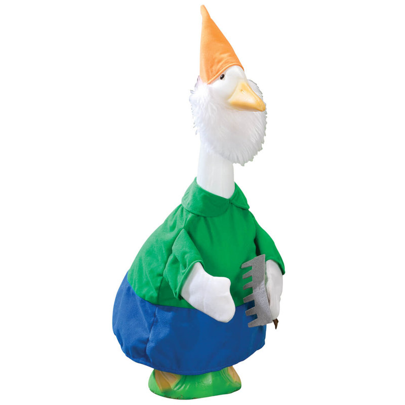 Garçon, grand gnome en oie