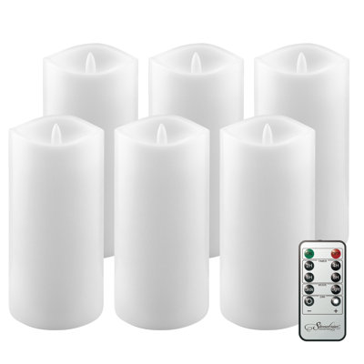 Ensemble de bougies pilier 6 pièces Jhara