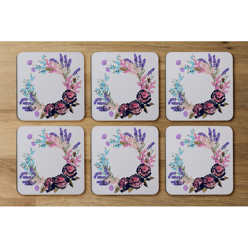 Square 6 Piece Coaster Set
