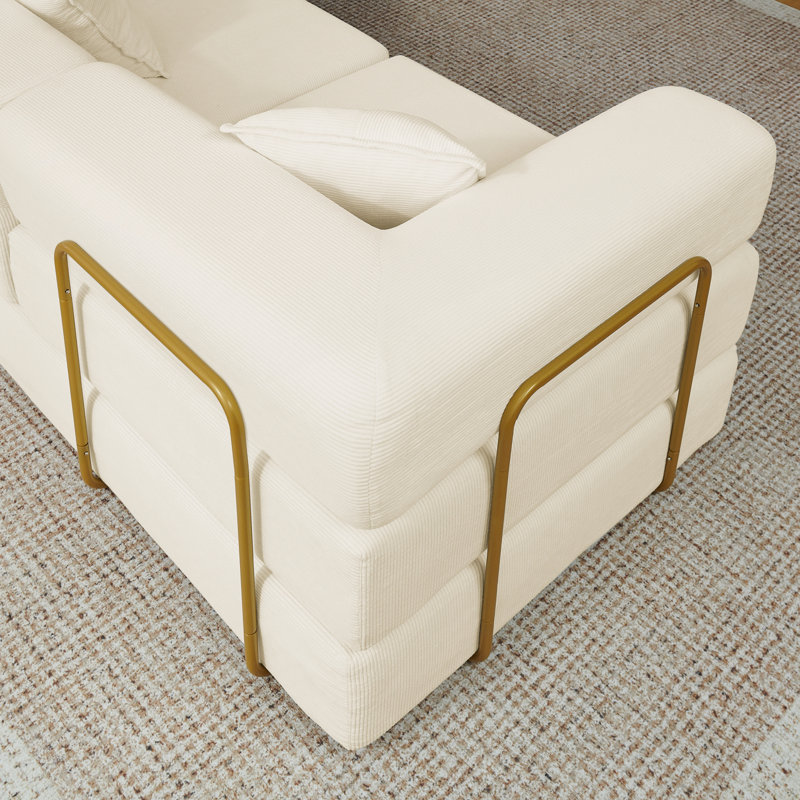 Canapé modulaire modulaire, Beige