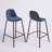 Lazio Velvet Bar Stool with Iron Legs-1374363110-1468054132