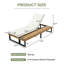 Chaise longue d'extérieur avec table d'appoint-1887113113