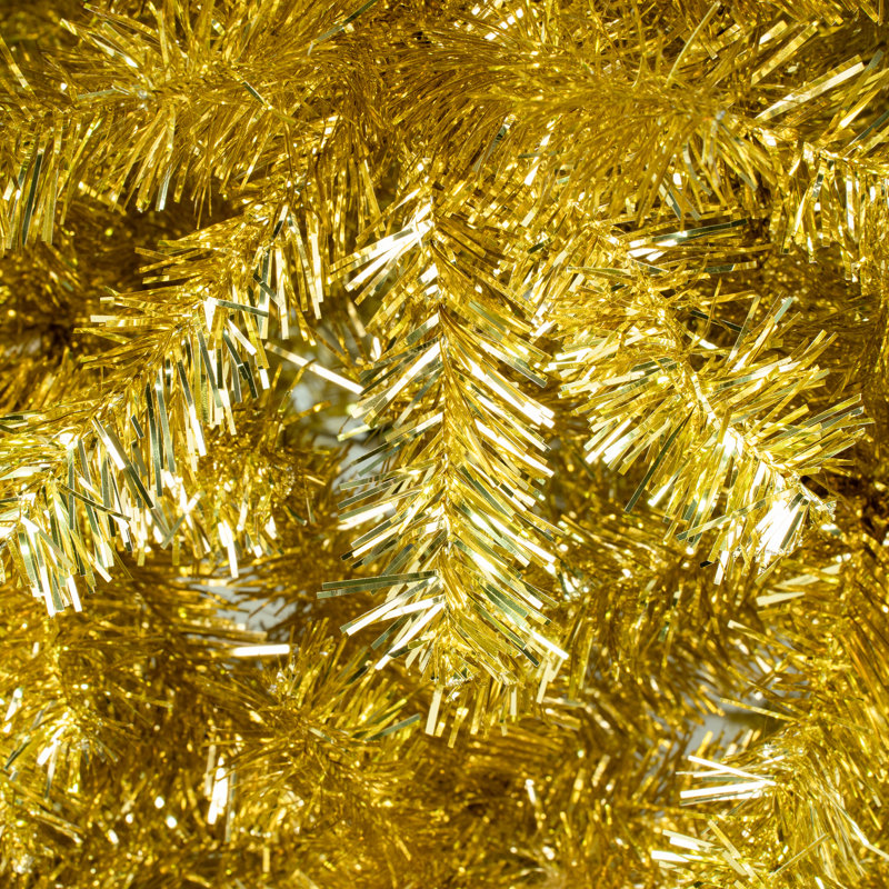 The Holiday Aisle® 6 ft. Color Pop Tree, Gold