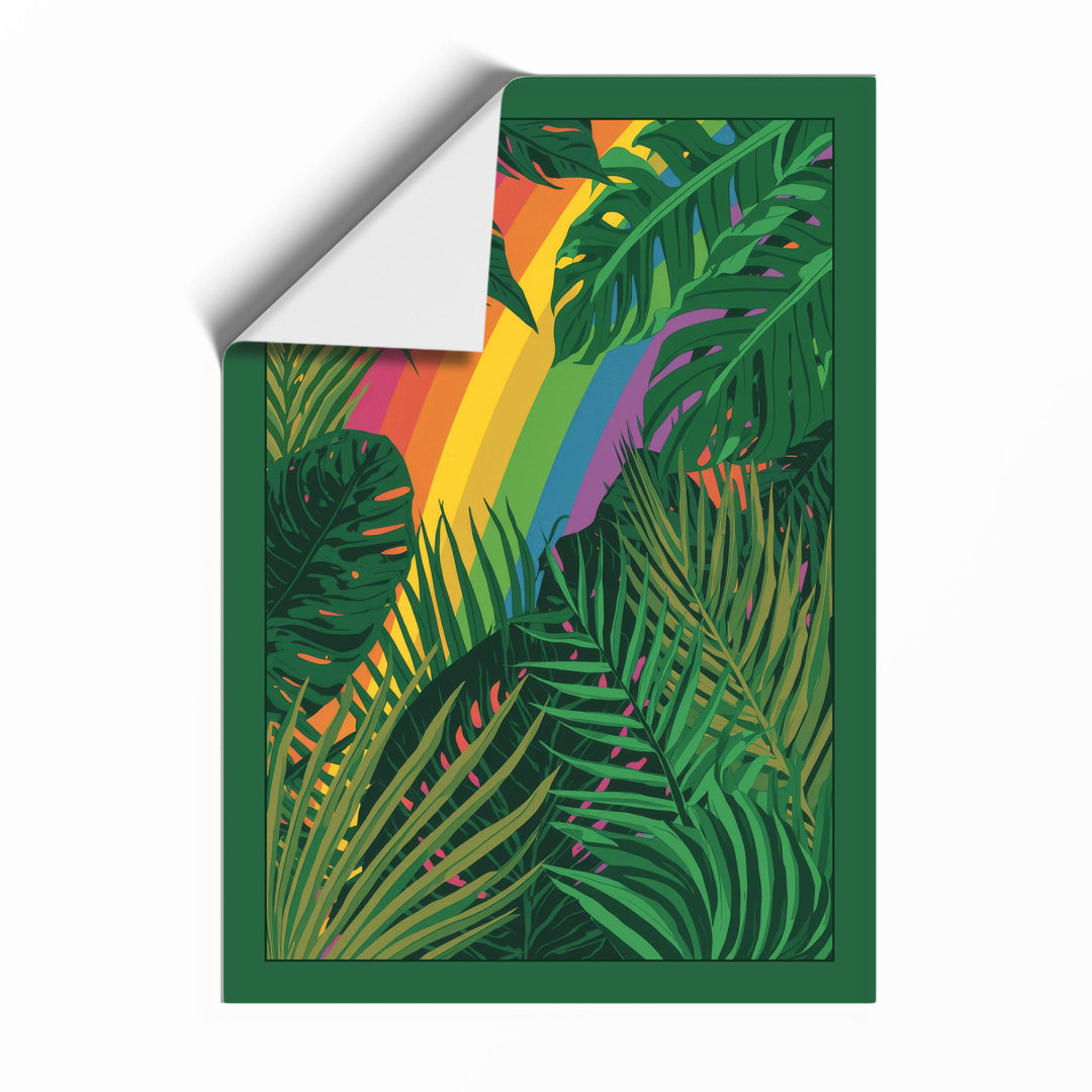 Parrot in Jungle Tropical - Framed Print