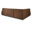 Clemence Dining Banquette L Shape 127"-Crypton Nomad Mushroom