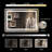 Akilan Frameless LED Vanity Mirror with Front-lit and Back-lit, Memory Function, 3 Color Temperatures & Dimmable Light, Anti-fog Tempered Glass ETL Mirror-1791807109