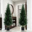 2 Packs 90 cm Artificial cypress tree with plastic pots-135948701