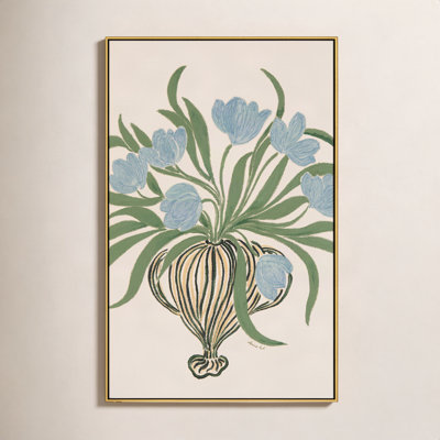 Colette "La Poire Blue Tulips" Print