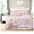 Piece Pink Floral Bedding Sets, Twin Twin XL Microfiber for Cozy Bedrooms