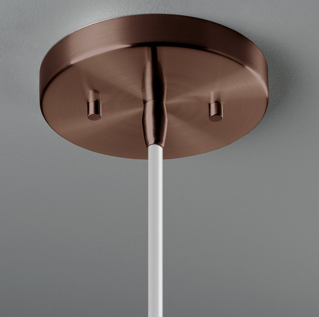 Leni Dimmable Cone Single Light Pendant, Dark Bronze, Midnight Sky
