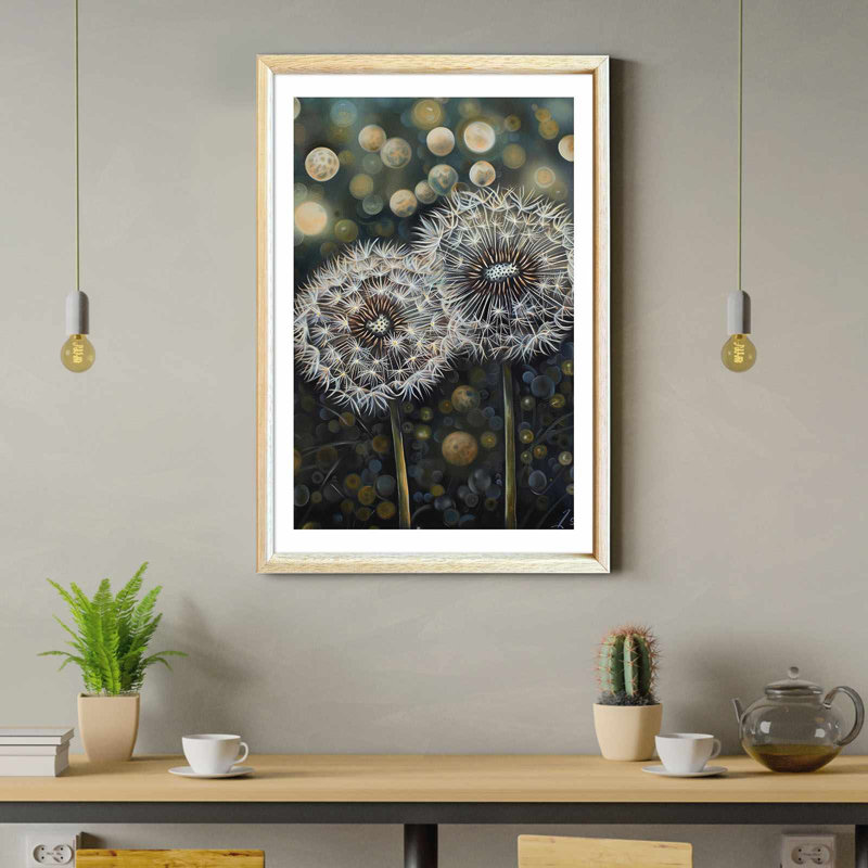 Élégante peinture décorative en panneau de fibres à densité moyenne, 16,5 po x 24,4 po | Cadre 100% bois massif (épaisseur: 0,8 pouce), œuvre d'art imprimée aux UV sur panneau de fibres à densité moyenne à 100% (épaisseur: 0,1 pouce) | Parfait pour la décoration intérieure, le salon et le bureau