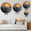 Horloge murale Mystical Glorious Mountain-93379827