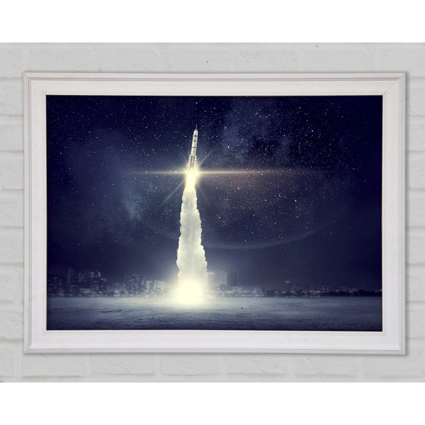 Williston Forge Rocket Skies - Single Picture Frame Print | Wayfair.co.uk