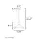 Single Light Aluminum Aluminium Dimmable Pendant
