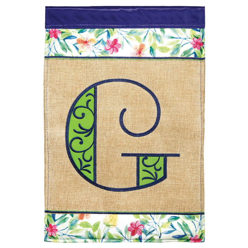 Drapeau de jardin en polyester 2 pi 1 pi 6 po x 1 pi Bitner