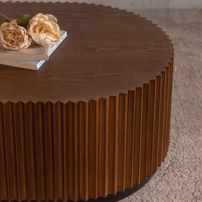 Round Nesting Coffee Table Set
