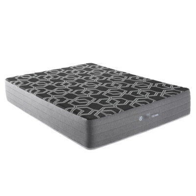 Matelas en mousse 12 "avec sensation moyenne et housse de glace pour une bonne nuit de sommeil