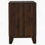 Table de chevet 2 tiroirs Walnut