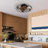 20.4" Bloneva Farmhouse Caged Ceiling Fan with Light Kit and Remote Control Included-1670758969