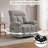 36.2" Swivel Rocker Upholstered Recliner with Massage and Heat-542704742