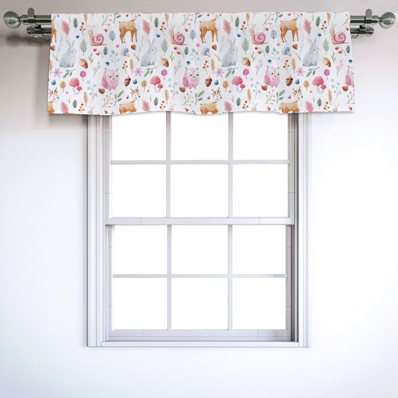 Sateen Ruffled Window Valance