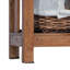 38cm W Solid Wood Bedside Table