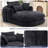 Cloudlike Chenille Chaise – Compression-Molded Foam Lounge-655036094