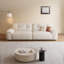 Canapé modulaire en chenille blanc crème-1409713499-1409713498