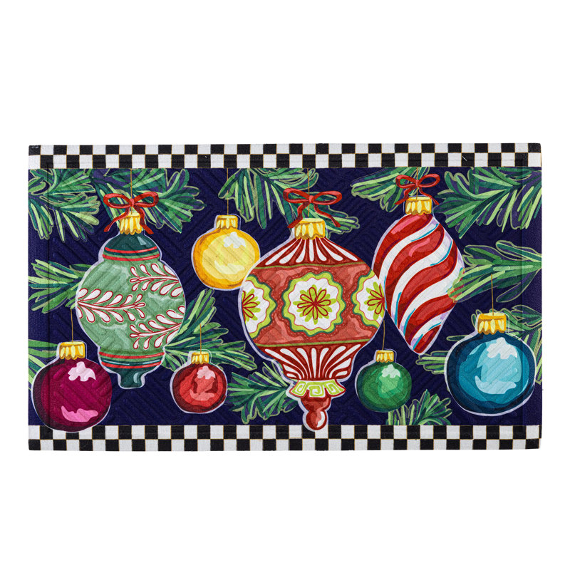 Tapis en relief Happy Holiday Ornaments
