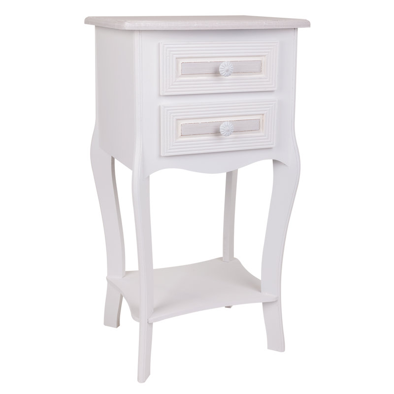 Benham 38cm W Manufactured Wood Bedside Table