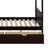 Twin Over Full Bunk Bed With Shelves, Storage Staircase And 2 Drawers-1193368169