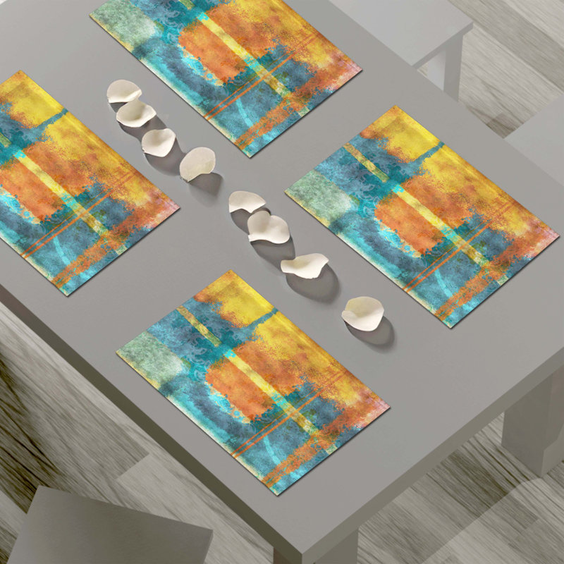 Napperon abstrait en polyester