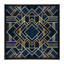 Art déco III par Elisabeth Fredriksson - Impression sur toile tendue sur châssis-15143715-15143722
