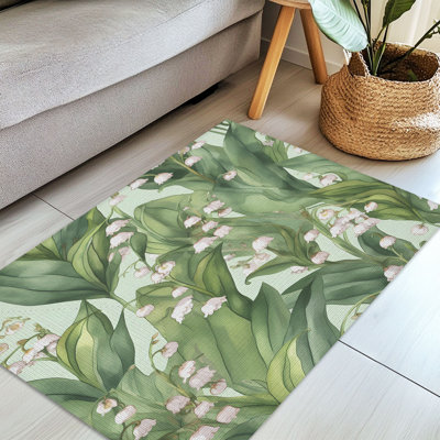 Tapis tressé Petal Flow