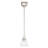 Anfrenee 1 - Light Brushed Nickel Single Pendant