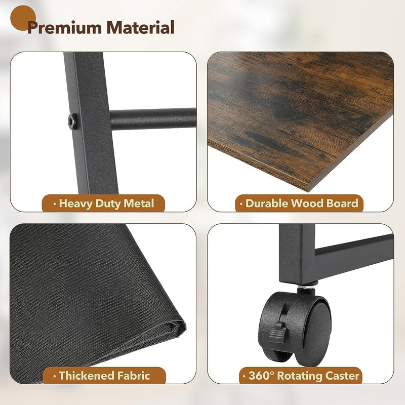 Metal 59.05'' H Media Shelves