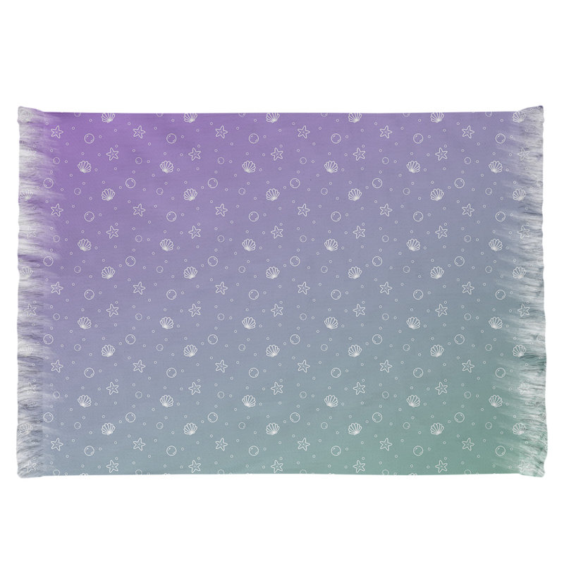 Tapis de zone rose/mauve coquillage Mcguigan, Oui