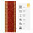 Custom Size Washable Non-Slip French Veronica Floral Red Design Low Pile Hallway Runner Rugs-2091899306