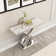 46.85" Console Tables For Entryway With Luxury Mirrored Double X-base