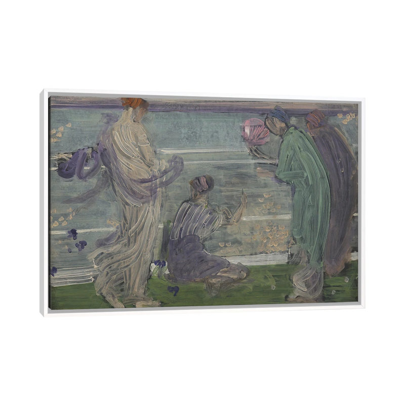 Print, 101.6 cm H x 152.4 cm W x 4.445 cm D, White