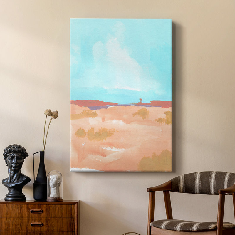 Grands espaces ouverts II - Cavas de galerie sur mesure, H 27 po x l 18 po
