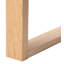 Ski-Leg Oak Solid Wood Base Dining Table