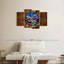 Impression sur toile sous-marine avec hublot sous-marin-1202110058