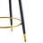 360 ° Rotatable Bar Chair.Modern And Spliced PU Comfortable Upholstered Bar Stool Bar Chair With Smooth And Beautiful Metal Legs For Dining Room, Kitchen, Terrace.Set Of 2.-956081511-956081567