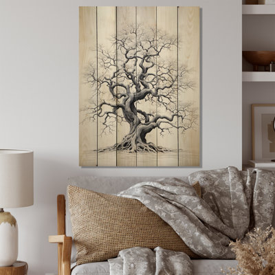 Arbre blanc harmonie paysage II
