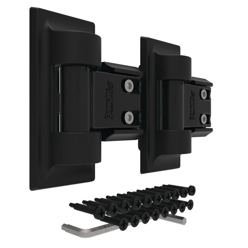 Standard Wrap Hinge, Black
