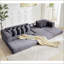 Nouveau canapé-lit modulaire surdimensionné New Arrived, canapé-lit convertible en forme de L avec huit coussins décoratifs-1414239634