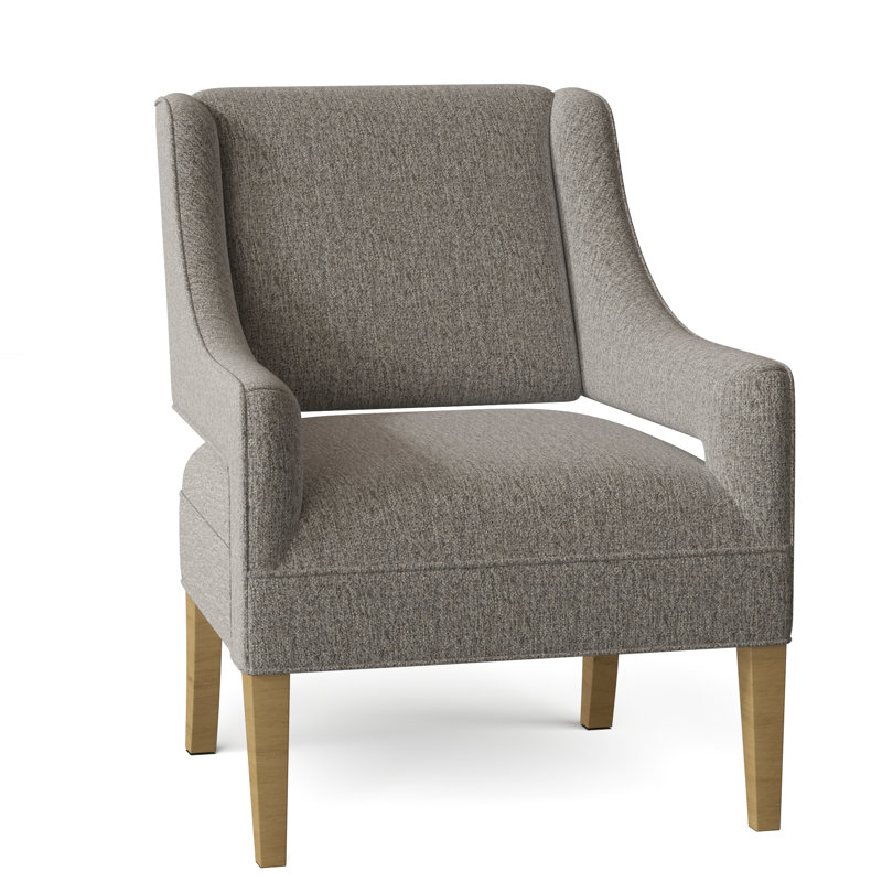 Fauteuil l 27 po Madison, 9508 polypropylène / oléfine fumée, Tabac