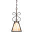 Luminaire suspendu géométrique 1 lumières simple Beier