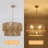 5-Lights Hand-Woven Rattan Pendant Light-1866339115